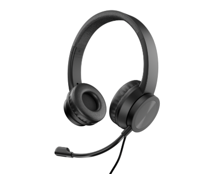 Call center headset with microphone, computer headphone computer ...