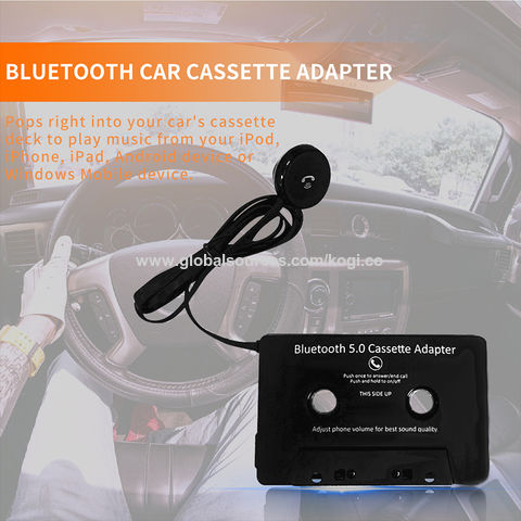 Adaptateur de cassette BT pour voiture avec audio stéréo sans fil