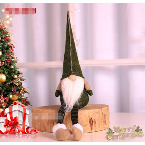 8 PCS Gnome Christmas Decorations with Led Light Swedish Tomte