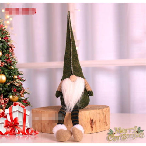 6pcs Christmas Family Gnome Plush Decorations Set