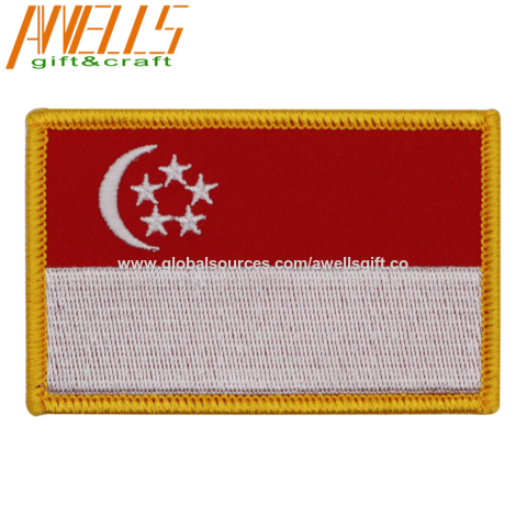 Custom Embroidery Patch Singapore, Iron On & Velcro Patches