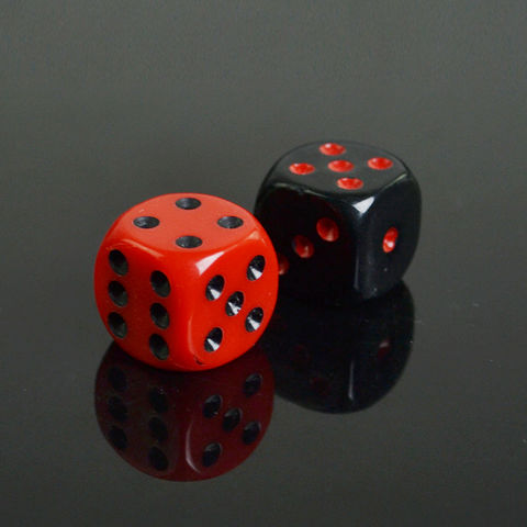 MASSIVE resin / lucite gambling popular dice die colossal 2.73