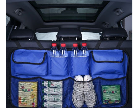 Car Trunk Organizer Adjustable Backseat Storage Bag Net High 