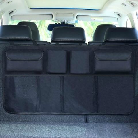 Holder Box Seat Back Tool Bag Folding Auto Rear Storage Pouch Soft Felt Car  Organizer Car Styling Car Trunk Storage Bags - AliExpress