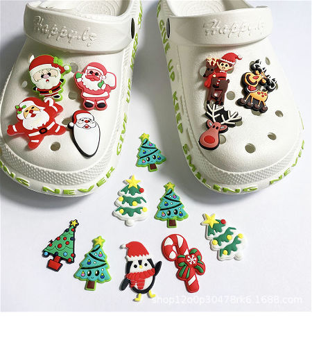 Hot Sale 1pcs Shoe Charm Cartoon The Nightmare Before Christmas PVC Garden  Shoe Buckles Decoration Fit Croc Jibz Kids X-max Gift