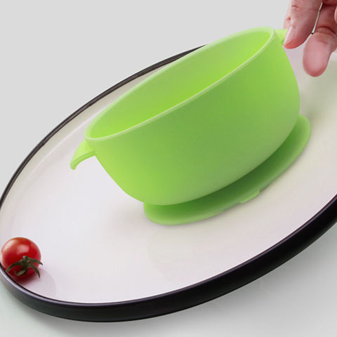 Baby Bowls With Suction - Heat-resistant 2 Piece Silicone Set With