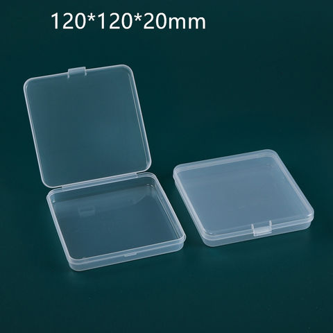 20pcs Small Round Transparent Plastic Box PP Box Product Packaging
