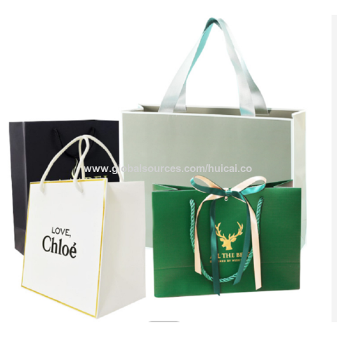 Buy Wholesale China Paper Bag, High Quality Custom Logo Printed Wholesale  Biodegradable Shopping Paper Bag & Paper Bag at USD 0.45