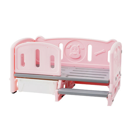 small plastic dog bed