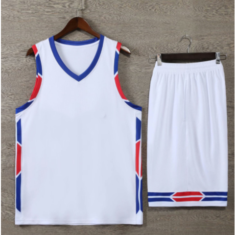 Wholesale plain blank mesh 100% polyester quick dry sports basketball jersey  custom logo jersey basketball uniform color blue From m.