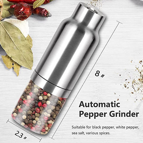 Hot Selling New Battery Gravity Electric Spice Jar Electric Pepper Grinder  Set - China Kitchenware and Kitchen Utensils price