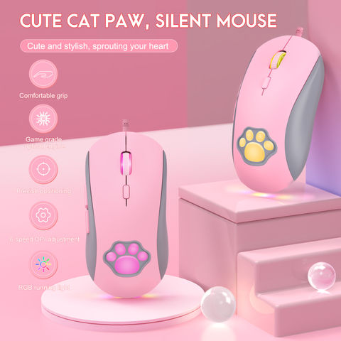 Onikuma Wired Gaming Mouse With Cute Cat Paw - Expore China