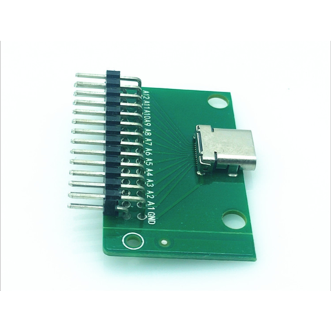 China Type-c Test female connector double row pin PCBA board TYPE -C ...