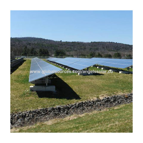 China Solar Panel Mount Solar Pv Mounting System Steel Ground Solar ...