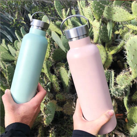 Buy Wholesale China Hot Selling Product Promotional  Top Seller Pink  Frosted Glass Water Bottles 500ml Reusable Tu & Sports Water Bottle at USD  3