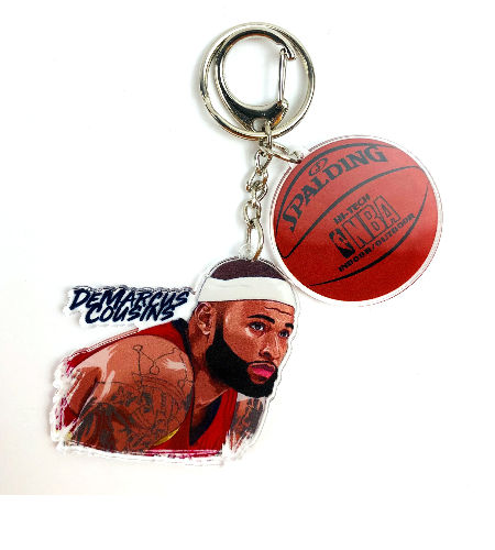 Nba Pvc Keychain Nba Basketball Cartoons