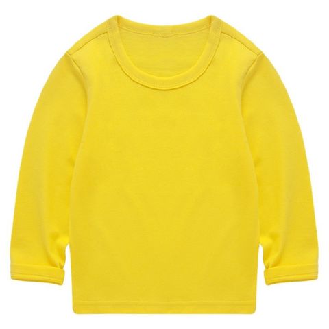 T-shirt jaune en coton pour ado garçon