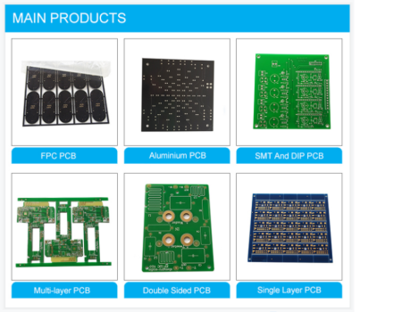 China 1.6mm 2-layer PCB Peelable blue glue PCB board HASL printed ...