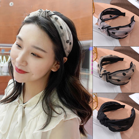 Face Wash Headband  Hairband - Korean Headband Retro Hairband