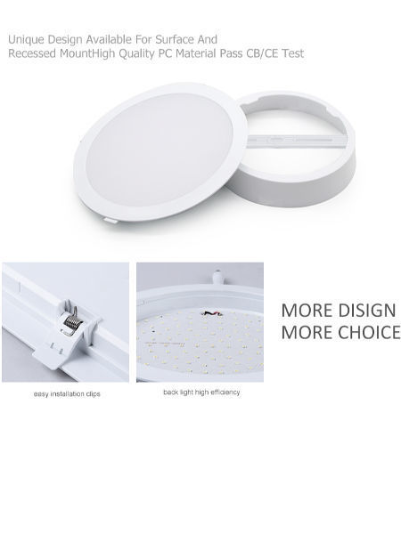 2 in 1 series multi mount extra slim backlit LED Panel Light, LED ...