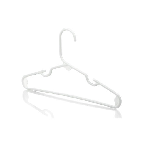 20pcs Heavy Duty Plastic Clothes Hangers With Non-slip Pads For