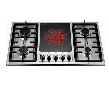 Kitchen Appliances Gas with Electric Stove with Flame-out Device - China  Gas with Electric Hobs and Cookware price