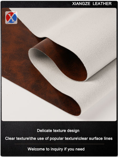 This kind of leather has the feel of genuine leather and is mainly used for sofa, car seat,handbags supplier