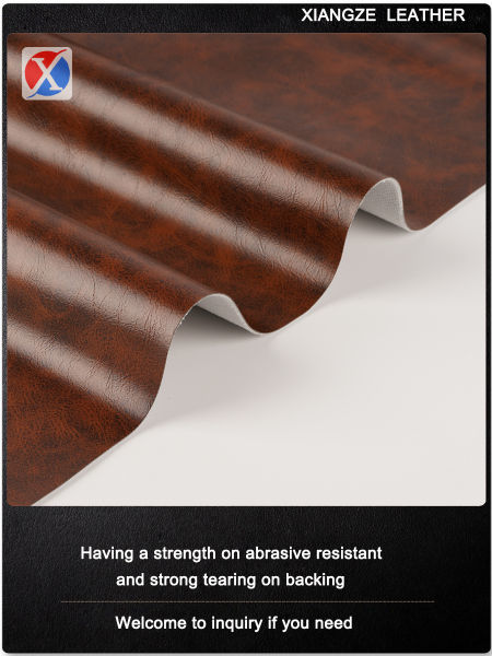 This kind of leather has the feel of genuine leather and is mainly used for sofa, car seat,handbags supplier