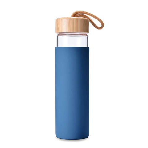 Buy Wholesale China 500ml Bpa-free Dishwasher Safe Borosilicate Glass Water  Bottle With Protective Silicone Sleeve And B & Sports Water Bottle at USD 3