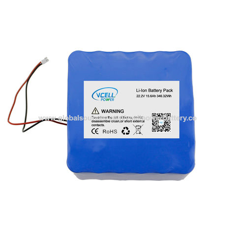 Batería recargable de iones de litio de 12 V, 15000 mAh, batería de iones  de litio de alta capacidad para electrónica, juguetes, iluminación, equipo