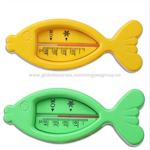 Termómetro agua pez amarillo