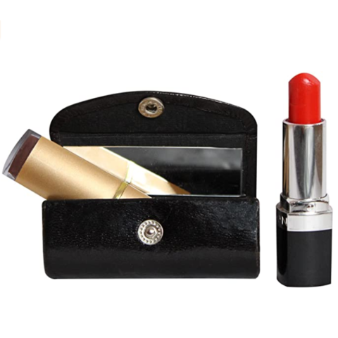 Lipstick Storage Case Eco-Friendly Leather for Carrying Lipstick