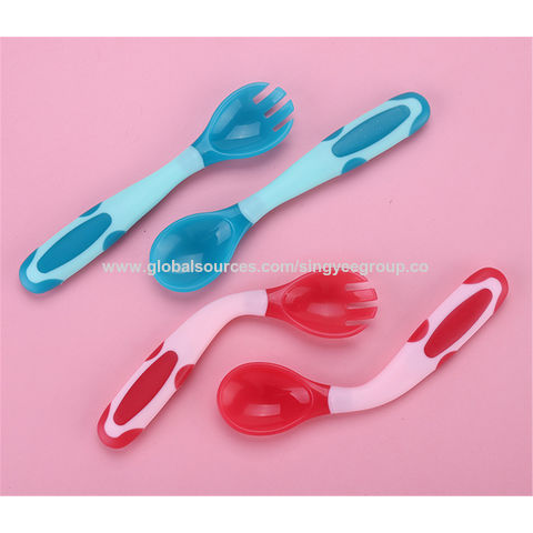 Buy Wholesale China Baby Feeding Training Elbow Twist Spoon Spoon