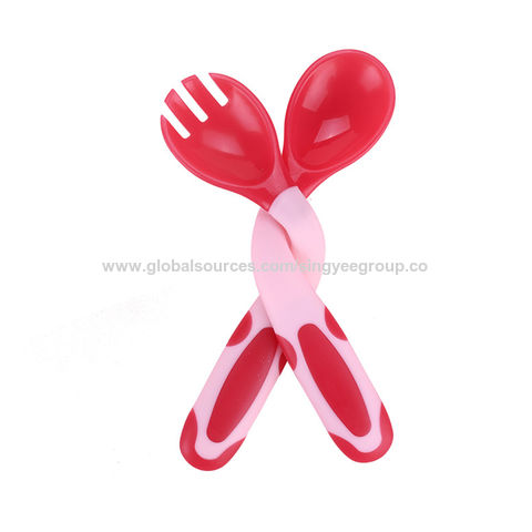 Buy Wholesale China Baby Feeding Training Elbow Twist Spoon Spoon