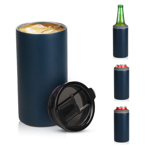 Buy Wholesale China 12oz Stainless Steel Insulated Skinny Can Cooler,double-walled  Vacuum Drink Holder Sleeve & Stainless Steel Beer Can Cooler at USD 2.69