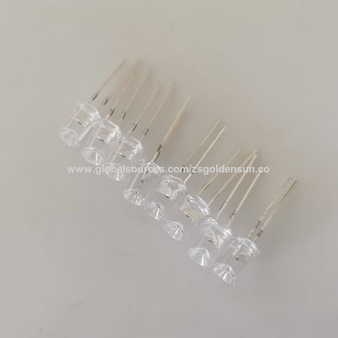 LED 5mm water clear with concave lens