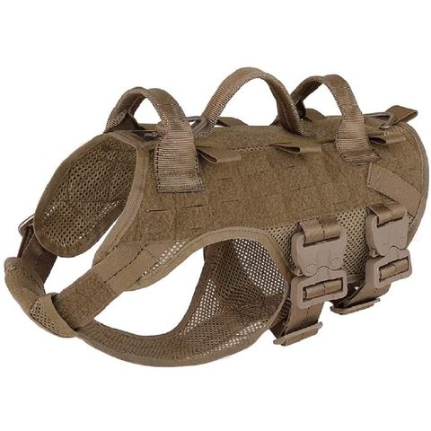 Mimigo Gilet tactique pour chien avec pochette - Gilet molle de chien de  dressage avec poignée - K9 Harnais pour chien militaire Pas de pull Gilet  pour chien d'assistance