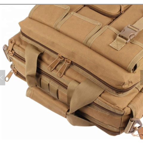 15.6 Large Men's Laptop Messenger Bag Multifunction Tactical Briefcase Outdoor