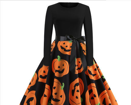 long sleeve halloween dress