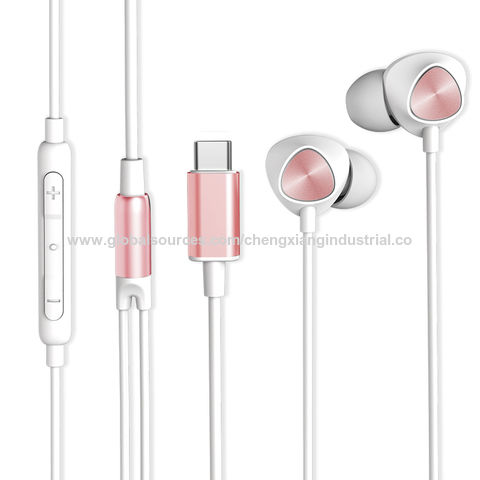 Auriculares USB-C con Control de Volumen, Impermeables, Tipo C