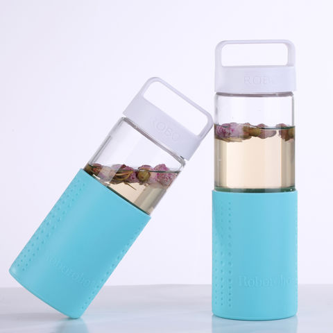 Customize Promotional Eco-friendly Borosilicate Glass Water Bottle