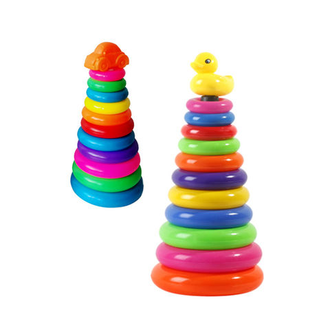 Classic Best Dog Intelligence Toys Set For Kids Stacking Rings