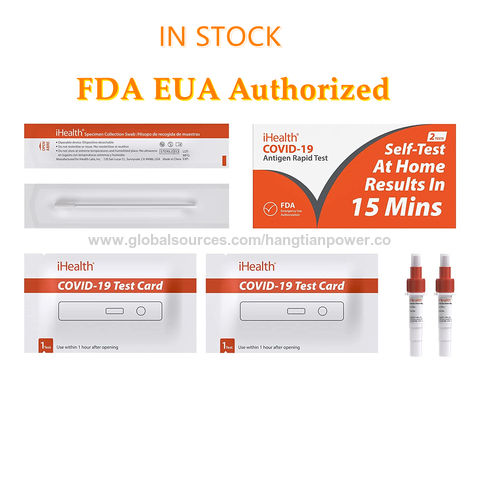 China Antigen Rapid FDA EUA Authorized OTC at-Home Self Test Results in ...