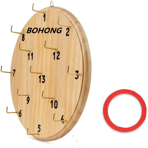 Bulk Buy China Wholesale Wood Hookey Ring Toss Games Hook Ring