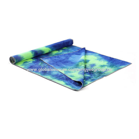 Tie-dye colorful yoga mat towel fitness yoga blanket yoga supplies yoga drape thick yoga blanket tow