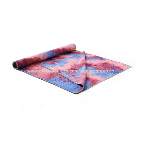 Tie-dye colorful yoga mat towel fitness yoga blanket yoga supplies yoga drape thick yoga blanket tow