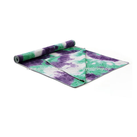 Tie-dye colorful yoga mat towel fitness yoga blanket yoga supplies yoga drape thick yoga blanket tow