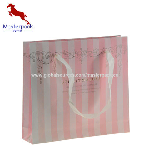 Buy Wholesale China Custom Pink Paper Bag Cartoon Girl Gift Design Small  Cute Paper Storage Bags & Paper Bag at USD 0.2