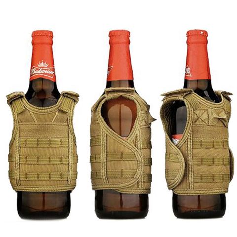 Buy Wholesale China Wholesale Beer Vest Beverage Cooler Tactical Mini Molle  Holder Beer Vest For 12oz Or 16 Oz Bottles & Tactical Mini Molle Beer Vest  at USD 1.8
