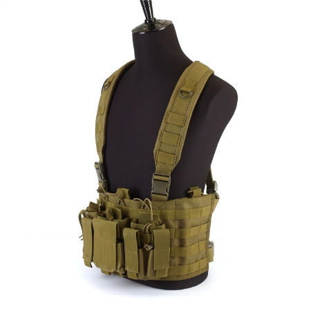 Outdoor Vest Combat Training Molle CS Hunting Assault Chest Rig Pockets Belt 